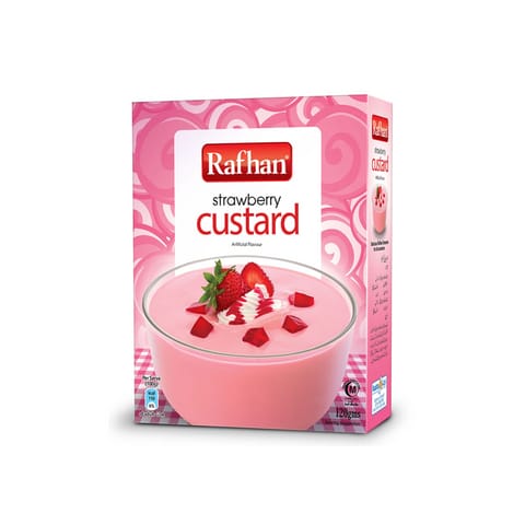 Rafhan Custard Strawberry 275gm