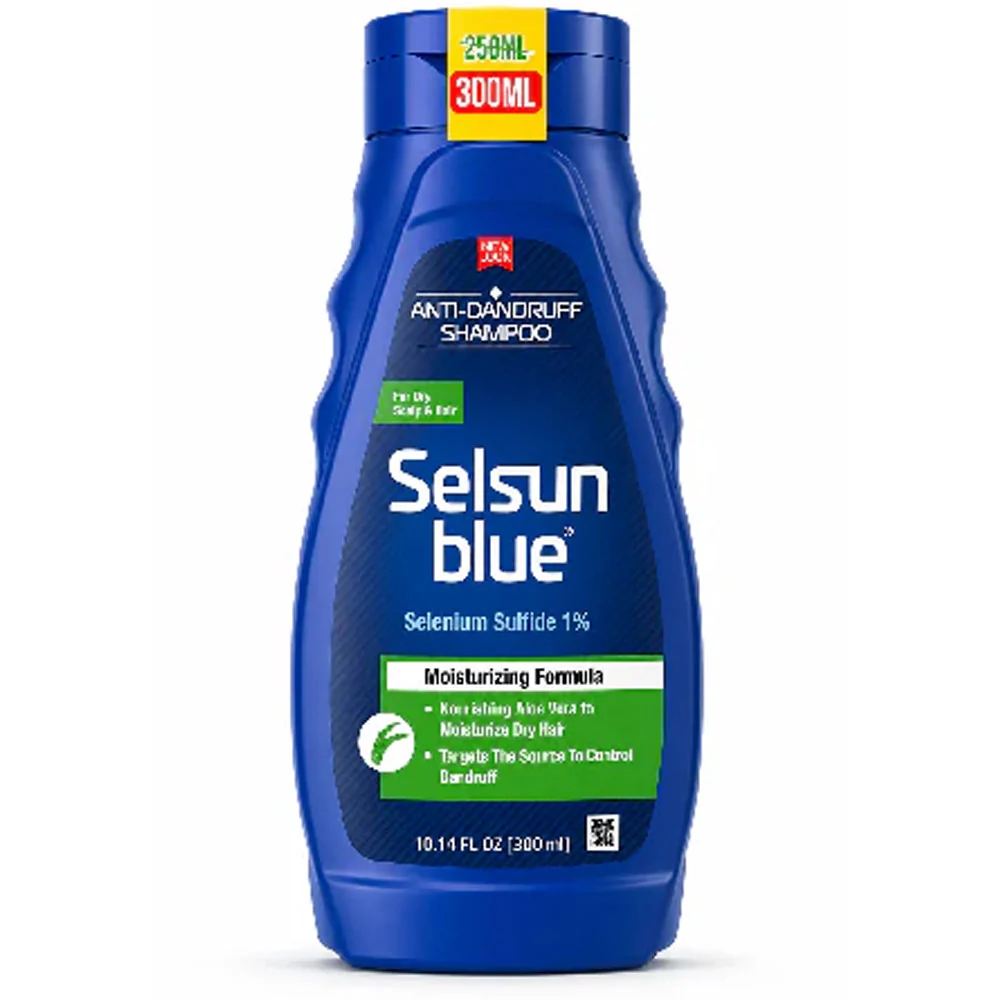 Selsun Blue 300ml Shampoo Moisturizing Formula
